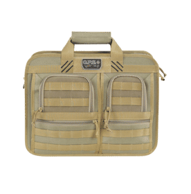 The Large Operations Briefcase offers a way to carry up to two pistols, ammunition, and accessories from and to the range.
